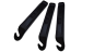 Preview: Pack of 3 plastic bicycle tire levers, black
