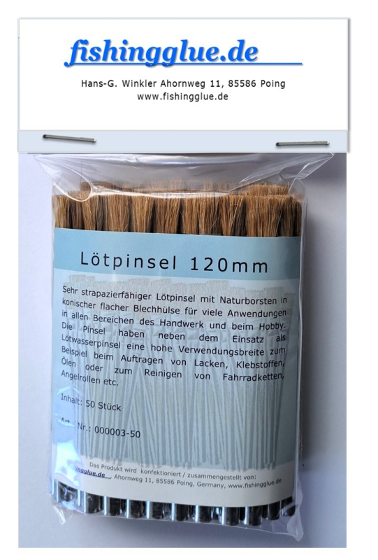 Lötpinsel 120 mm - 50er Pack