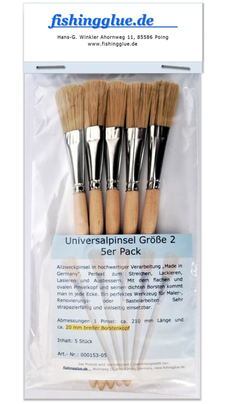 5 Pieces-Pack Universal Brush Size 2