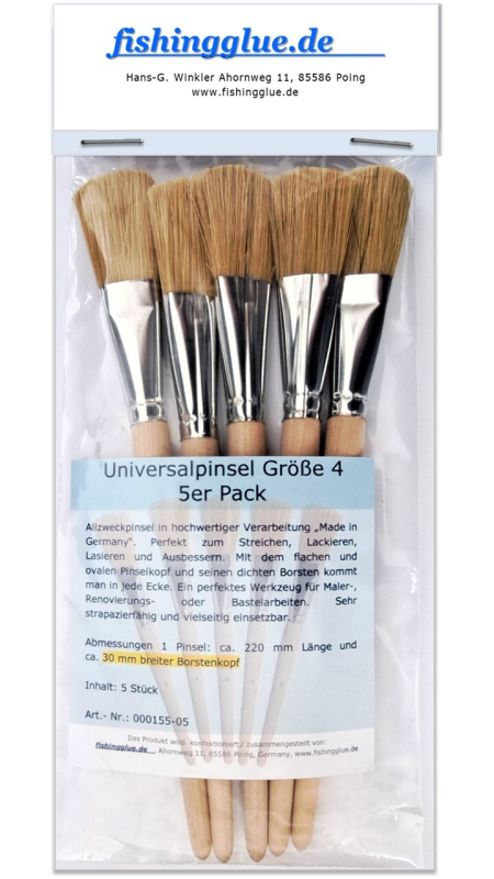5 Pieces-Pack Universal Brush Size 4