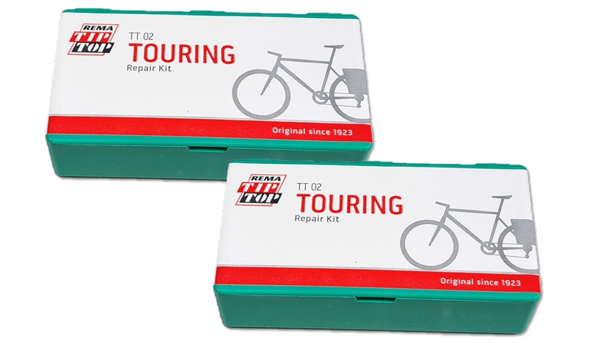 2er-Pack REMA TIP TOP Fahrrad- Flickzeug / Reparatur-Set TT 02 Tour