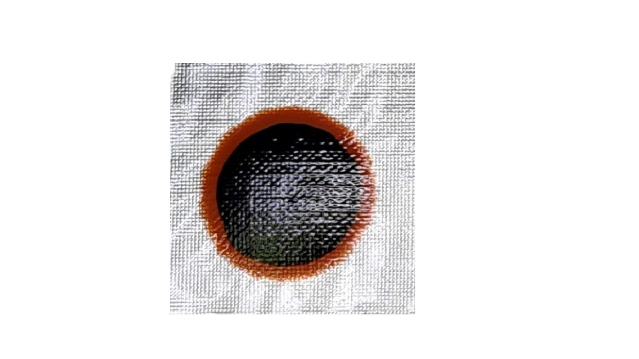 Vulcanizing solution - tube patches - set No.F0 (Ø 16 mm)