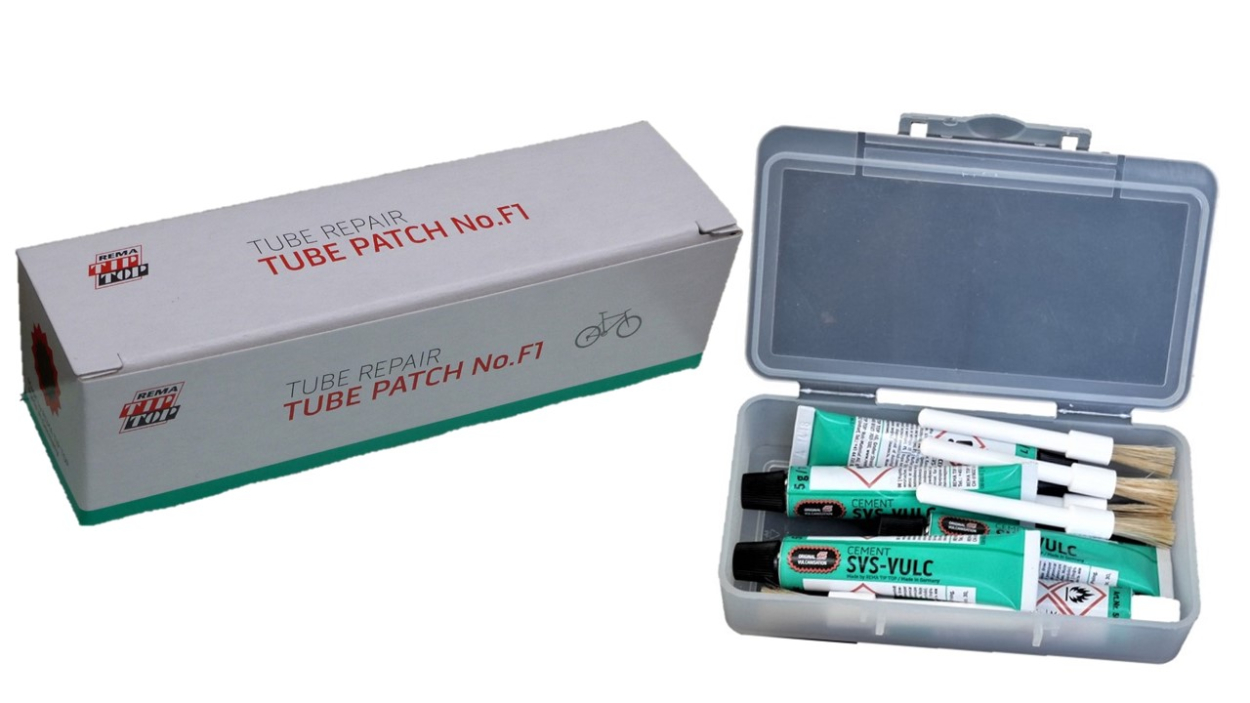 Preview: Vulcanizing solution - tube patches - set No.F1 (Ø 25 mm)