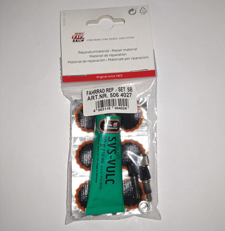 REMA TIP TOP Fahrrad Reparatur-Set - SB (inkl. 2 Patentventile)