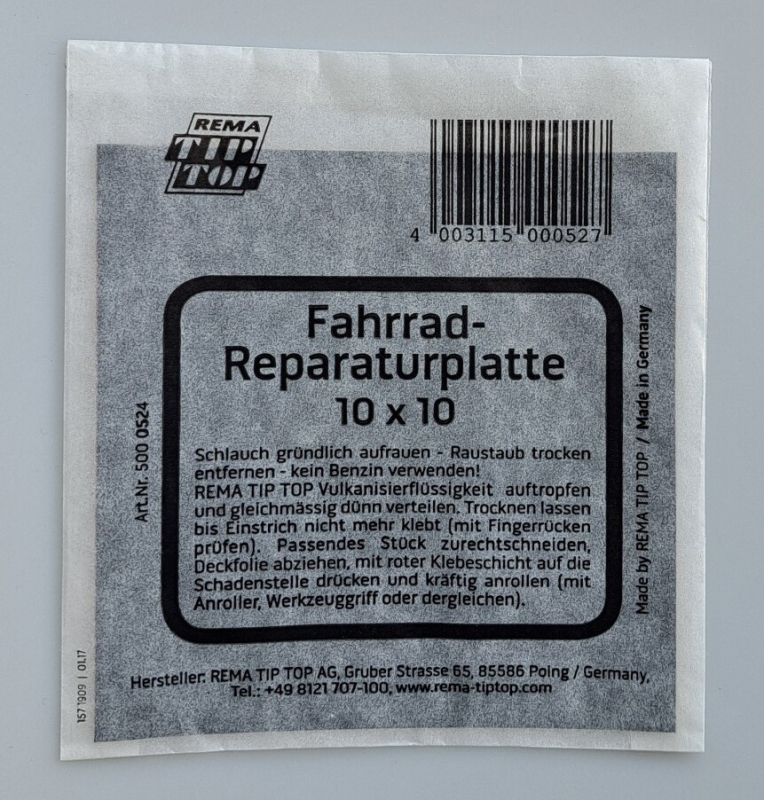 Fahrrad-Reparaturplatte