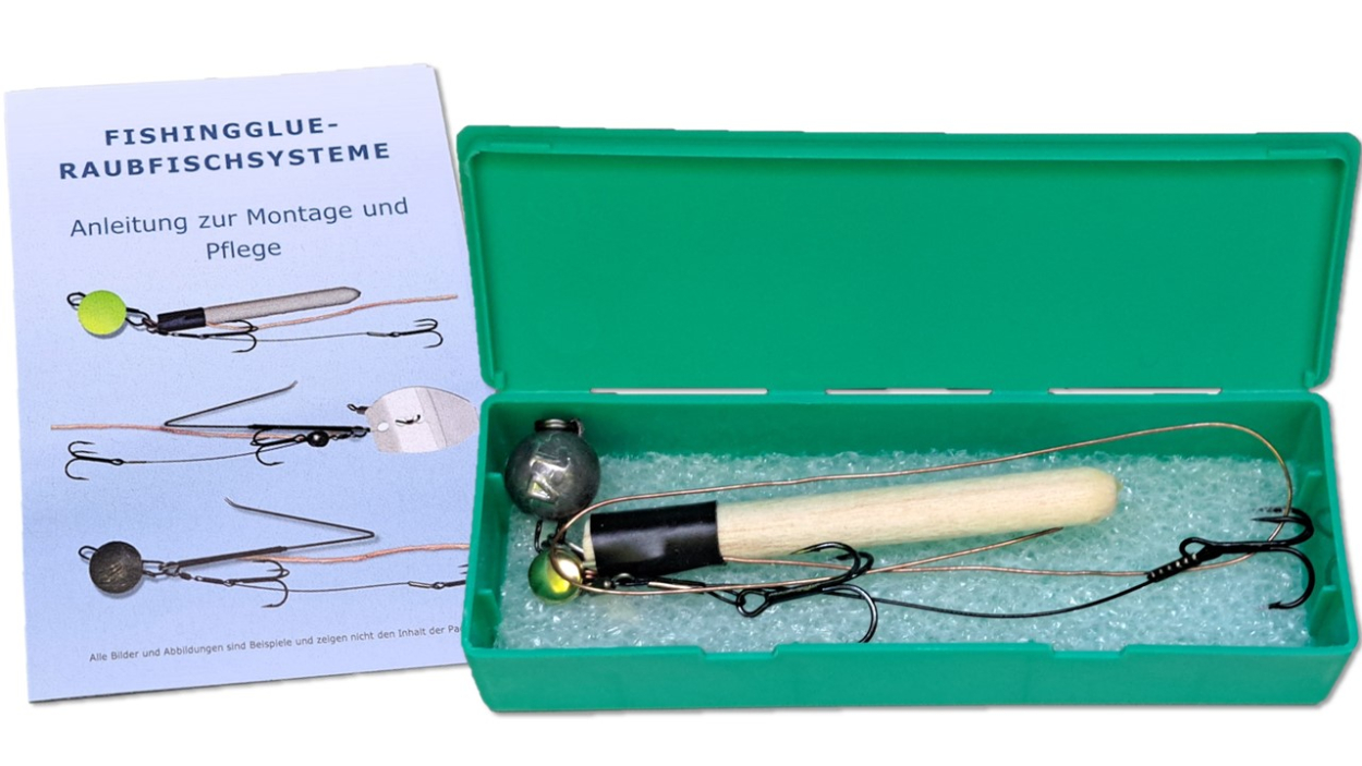 fishingglue-Raubfischsystem 14-16 cm; Modell: BALSA Bleikopf