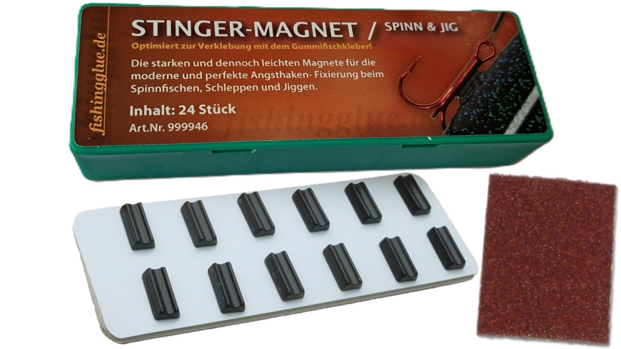 Stinger Magnet "Spinn & Jig" 24 Stück-Pack