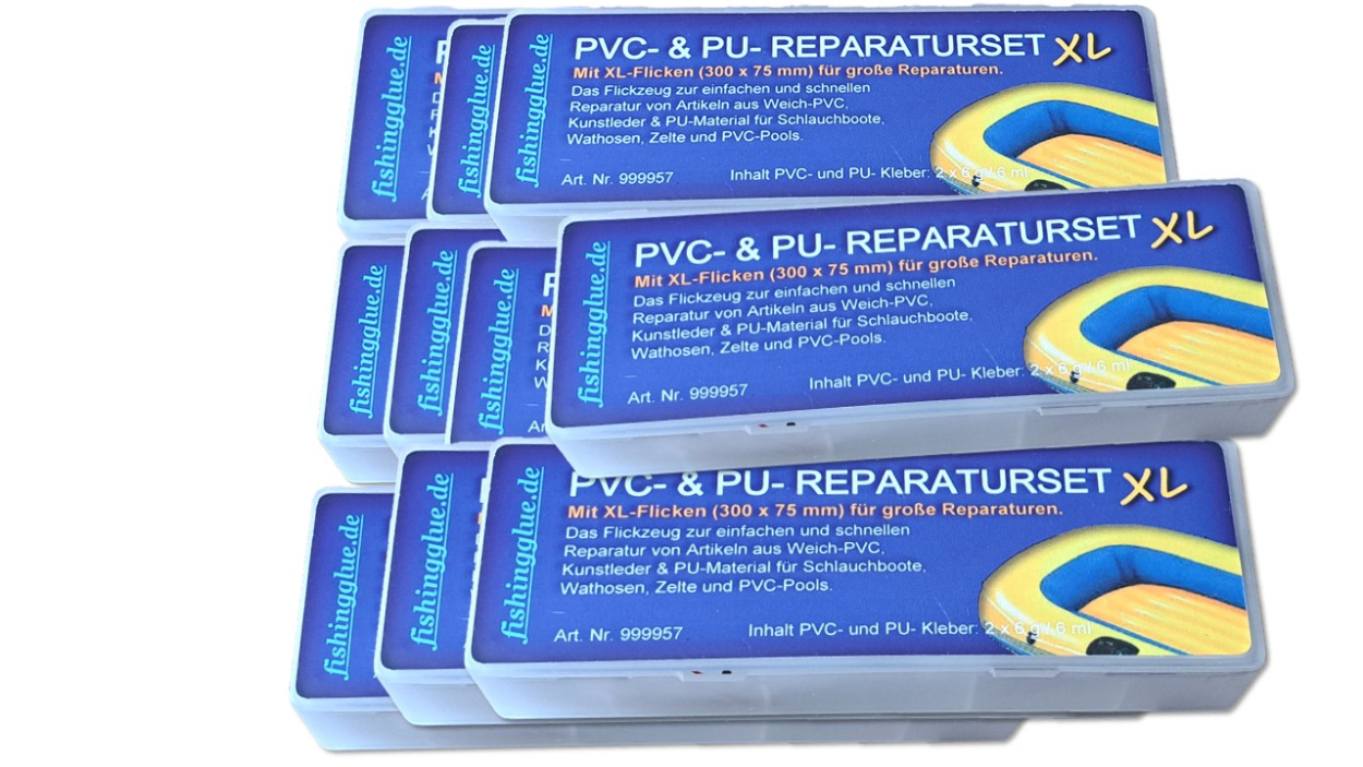 10er-Pack PVC-& PU-REPARATUR-SET XL