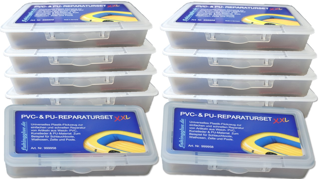 10er-Pack PVC-& PU-REPARATUR-SET XXL