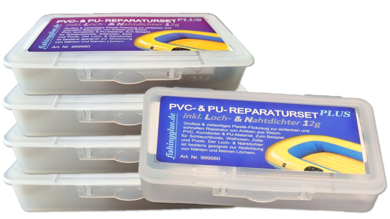 5er-Pack PVC-& PU-REPARATUR-SET PLUS
