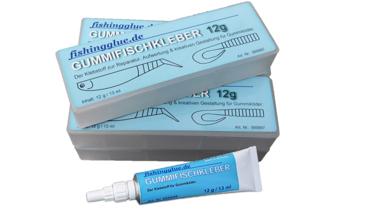 Gummifischkleber 12g, 5er-Pack
