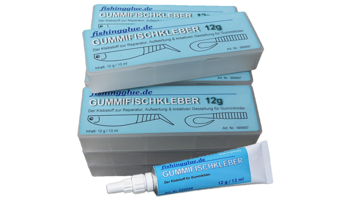Gummifischkleber 12g, 10er-Pack