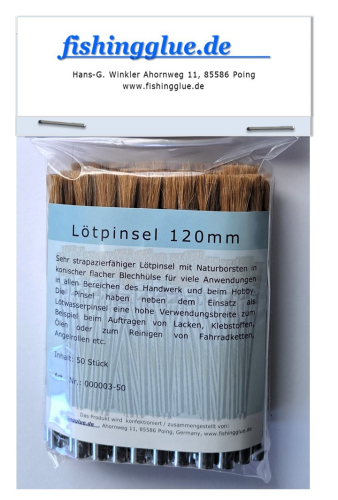 Lötpinsel 120 mm - 50er Pack