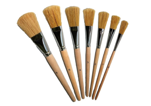 Universal Brush set with 7 brushes
