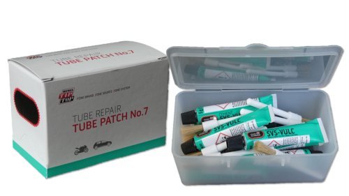 Vulkanisierlösung-Schlauchflicken-Set No.7 (74 x 37 mm) 