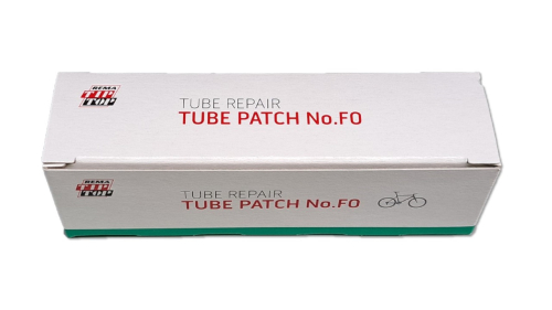 100 Tube Patches No.F0 (Ø 16 mm) Red Edge