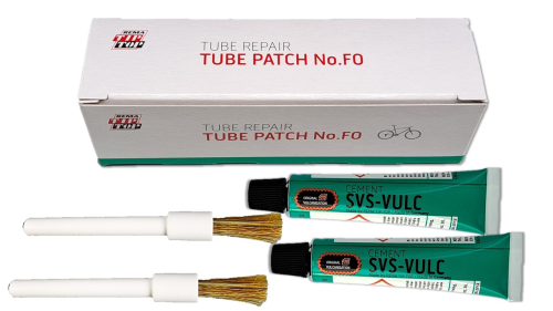 Vulcanizing solution - tube patches - set No.F0 (Ø 16 mm)