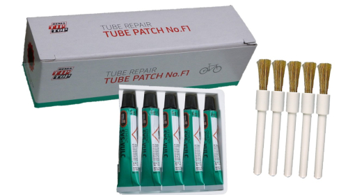 Vulcanizing solution - tube patches - set No.F1 (Ø 25 mm)