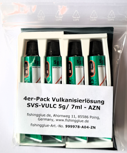 4er-Pack Vulkanisierlösung SVS-VULC 5g/ 7ml  - AZN