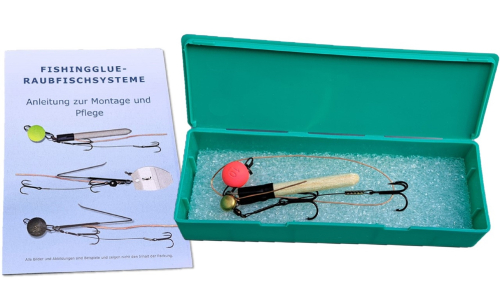 fishingglue-Raubfischsystem 08-11 cm; Modell: BALSA bleifrei Pink