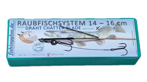 fishingglue Predator System 14-16 cm; Model: WIRE Chatter Blade