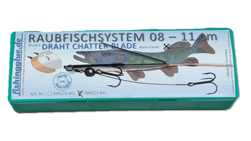 fishingglue Predator System 08-11 cm; Model: WIRE Chatter Blade