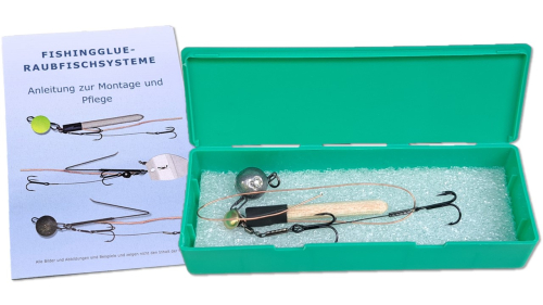 fishingglue-Raubfischsystem 08-11 cm; Modell: BALSA Bleikopf