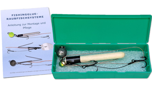 fishingglue-Raubfischsystem 14-16 cm; Modell: BALSA Bleikopf