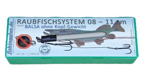 fishingglue Predator System 08-11 cm; Model: BALSA without Head