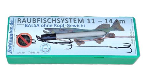 fishingglue Predator System 11-14 cm; Model: BALSA without Head