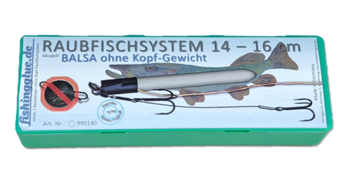 fishingglue Predator System 14-16 cm; Model: BALSA without Head
