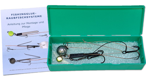fishingglue-Raubfischsystem 14-16 cm; Modell: DRAHT Bleikopf