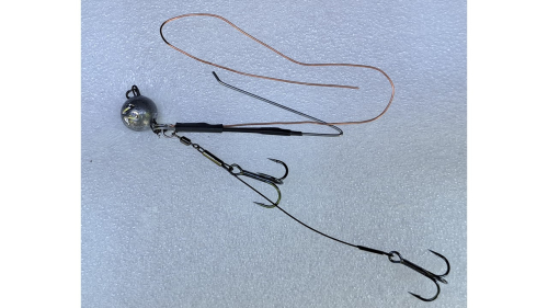 fishingglue-Raubfischsystem 11-14 cm; Modell: DRAHT Bleikopf