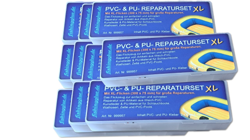 10er-Pack PVC-& PU-REPARATUR-SET XL
