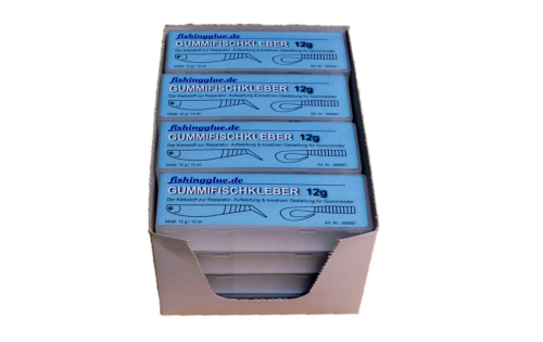 Gummifischkleber 12g (Soft Bait Glue 12g ca. 1/2 oz.), 16-Displaypack